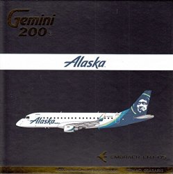 Gemini Jets GEMG20693 1:200 Alaska Airlines Embraer ERJ-175 Reg N493AS Pre-painted pre-built