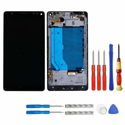 Swark Amoled Compatible With Nokia Microsoft Lumia 950XL Lcd Touch Screen Amoled Display Assembly Digitizer 5.7" With Frame + Tools Black