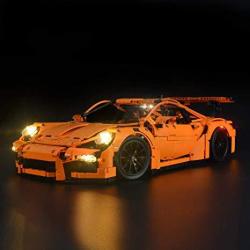 Light Ailing Set For Technic Porsche 911 GT3 Rs Building Blocks Model - LED Kit Compatible With Lego 42056 Not Included The Model