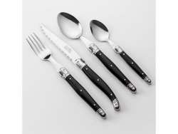 Laguiole By Andre Verdier Classic Country Cutlery Set 16-PIECE Black