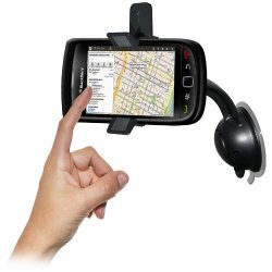 Amzer AMZ93601 Car Mount And Case System For Blackberry Torch 9800 Blackberry Torch 9810 - Retail Packaging - Black