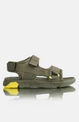Tomtom Boys Velcro Sandals - Olive - Olive UK 2