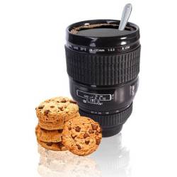 ThumbsUp! Ceramic Camera Lens Cup