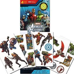 Marvel Avengers Stickers 110 Removable Avengers Wall Stickers Glow In The Dark Avengers Decals
