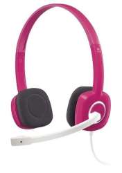 Logitech H150 - Stereo Wired Headset - Cranberry