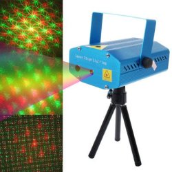 Yx-12 2-color Led Multifunction Disco Dj Club Holographic Laser Star Projector With Holder Suppor...