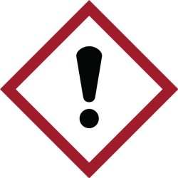 Brady 118857 Vinyl Ghs Acute Toxic Picto Labels Black red On White 5 8" Height X 5 8" Width Pictogram "acute Toxic" 39 Labels 1 Card Per Package