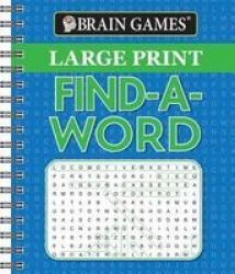 Brain Games Large Print Find A Word Spiral Bound