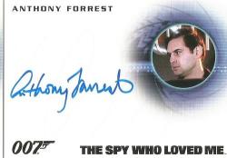 Anthony Forrest - James Bond "archives" 2015 - "autograph Card A275 "limited Edition
