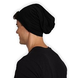 Tough Headwear Slouchy Lightweight Surf Beanie Hat - Oversized Slouch Skull Cap That Fits Great - Stretchy Comfortable & Baggy Beanie For Women & Men. Serious