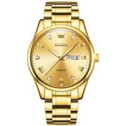 Elegant Ladies& 39 Classic Business Watch Gold