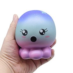 Jiayit Toys R Us Squishies Fidget Toys Starry Sky Colored Jellyfish New Squeeze Toy Gift Fun Star 108CM