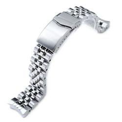 Angus 20MM Jubilee Watch Bracelet For Seiko Sumo SBDC001 Brushed polished V-clasp