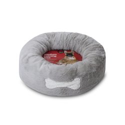 Mikki Calming Donut Bed Grey - Large