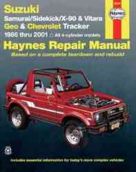 Suzuki Samurai Sidekick X-90 Vitara and Geo Chevrolet Tracker Automotive Repair Manual