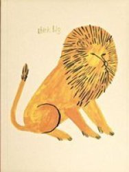 Big Cat Lion Greenjournal Notebook Blank Book