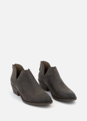 Back Zip Ankle Boots