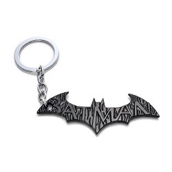 Loveboat Key Chain Tm & Dc Comics Movie Bat Man Key Ring Hero Alloy Metal Bat Mask Dart Keychain Black Type 2