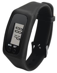 Men's Pedometer Digital Watch - Black