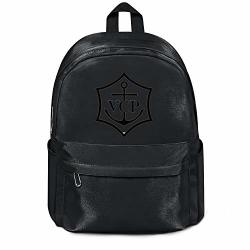 SANSALSK2 Mens womens Weekender School Backpack Veuve-clicquot-black Vintage Laptop Daypack Spacious Nylon Gear Bag