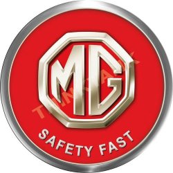 Mg - Safety Fast - Classic Round Magnet
