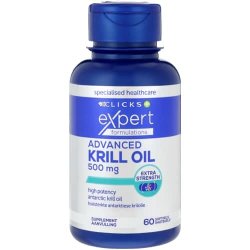 Clicks Expert Krill Oil 500MG 60 Softgels