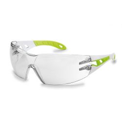 Uvex Pheos S White Green Clear Sunglasses