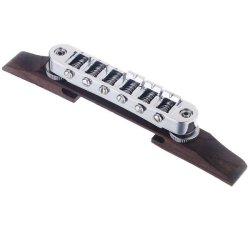 Chrome Guitar Bridge Roller Saddle Metal Rosewood Guitar Accessories