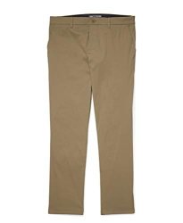 Tommy Hilfiger Men's Adaptive Tech Chino Pants With Velcro Brand Closure And Fly Spanish Brick 32