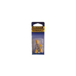 - Terminal - Yellow - Ring - 8MM - 4 CARD - 2 Pack