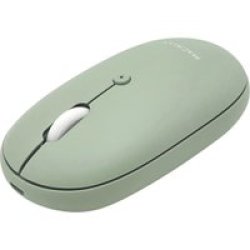 Macally Bttopbat Rechargeable Bluetooth Optical Mouse Green