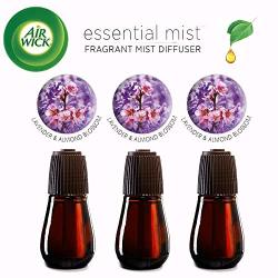 Air Wick Essential Mist Essential Oil Diffuser Refill Lavender & Almond Blossom 3 Count Air Freshener