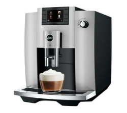 Jura E6 Bean 2 Cup Automatic Platinum Coffee Machine 2022 Model