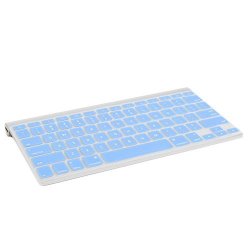 Topcase Silicone Cover Skin For Apple Wireless Keyboard With Topcase Mouse Pad Apple Wireless Keyboard Blue Not For Apple Magic Keyboard