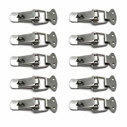 Rannb Toggle Latch Hardware Toolbox Drawer Stainless Steel Spring Loaded Chest Latch - Pack Of 10