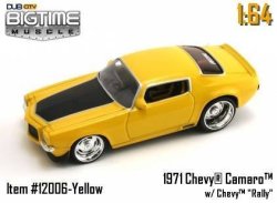 Jada Toys Jada Dub City Big Time Muscle Yellow 71 Chevy Camaro 1:64 Die  Cast Car Prices | Shop Deals Online | PriceCheck