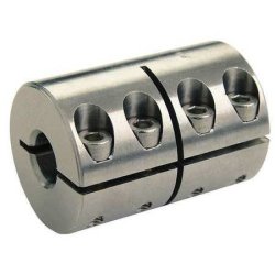 Ruland CLX-12-10-SS One-piece Clamping Rigid Coupling Stainless Steel 3 4" Bore A Diameter 5 8" Bore B Diameter 1-1 2" Od 2-1 4" Length