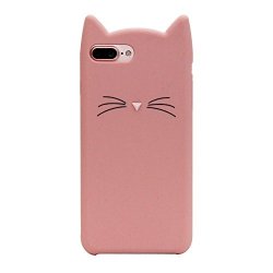 Didicose Huawei P10 Lite Case 3D Cartoon Animal Pink Whiskers Cat Kitty Silicone Rubber Phone Case Cover For Huawei P10 Lite