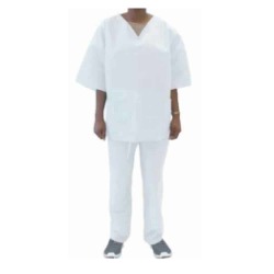 Reusable Coverall Set - Protective Clothing White Xx-large