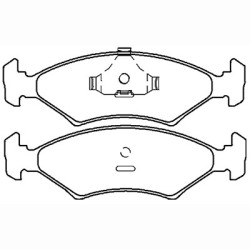 Rhyno Brake Pads Front: Ford Fiesta Bantam Mazda Soho 1999-04