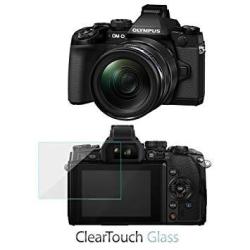 Olympus Om-d E-M1 Screen Protector Boxwave Cleartouch Glass 9H Tempered Glass Screen Protection For Olympus Pen-f Om-d E-M1 E-M5 Mark II