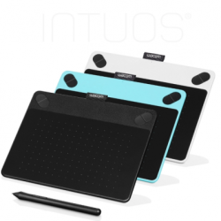 Wacom Intuos Comic Pen & Touch Tablet +-a6 cth-490ck Black
