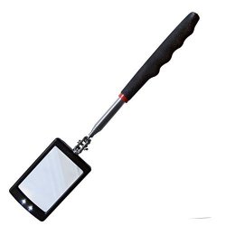 WX JL Wujin Factory Wboy Telescoping Lighted Inspection Mirror LED Lighted Flexible Inspection Mirror 360 Swivel For Extra Viewing General Tools