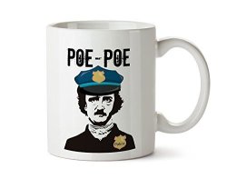 Poe Poe Police Officer Edgar Allan Poe Coffee Mug 11 Ounce Tea Thin Blue Line