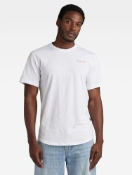 Men&apos S Back Graphic Lash White T-Shirt