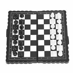 Fishlor Magnetic Chess Set Portable Plastic Folding Chessboard Magnetic Chess Set Game For Party Family Activities