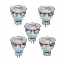 Hjx MR11 GU4 Base LED Halogen Replacement Spotlight G4 Bulb AC DC12-24V 3W 25W Equivalent Safety Protection Glass Cover Chener 5-PACK Color : Warm White