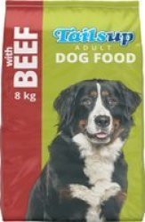 Tailsup With Beef Dry Dog Food 8KG