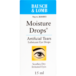 Bausch Lomb Moisture Drops Artificial Tears 15ml