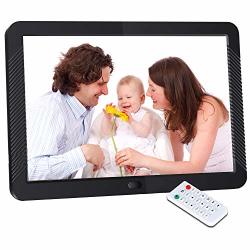 Digital Picture Frame 8 Inch Digital Photo Frame HD 1920X1080P With Remote Control 16:9 Ips Display Electronic Auto Slideshow Zoom Image Stereo Video Music